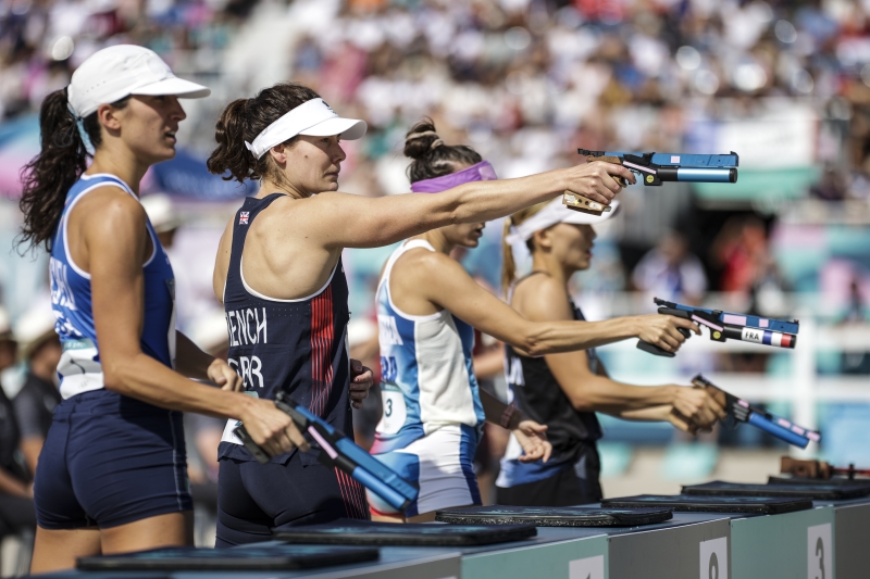 Modern Pentathlon at Paris 2024 Olympic Games Bryson (GBR) wins Women